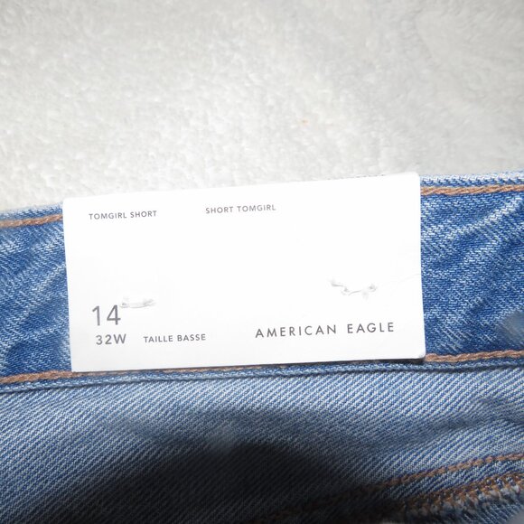 American Eagle Factory Destroyed Shorts 14 NWT - Picture 3 of 8